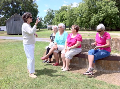 Photo: (L-R) Lee Aylward of the Delta Center, Faye Williamson Britt from Laurel, MS; Judy Williamson Jones from Amory, MS; Ann Williamson Hardy and Meredith Williamson Powell from Cleveland, MS.  Joy Williamson Martin from Houston, TX was the photographer, and Cindy Williamson Borthwick was unable to attend.  